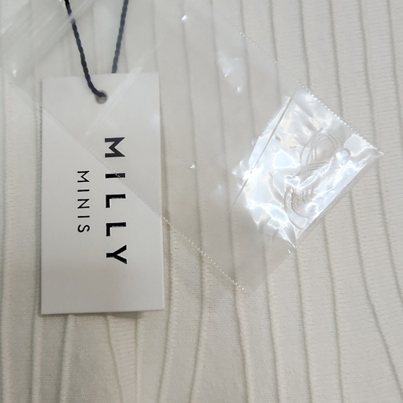 Milly Minis Creamy White Fit & Flare Dress, Size 2 ~ NWT - Picture 10 of 14